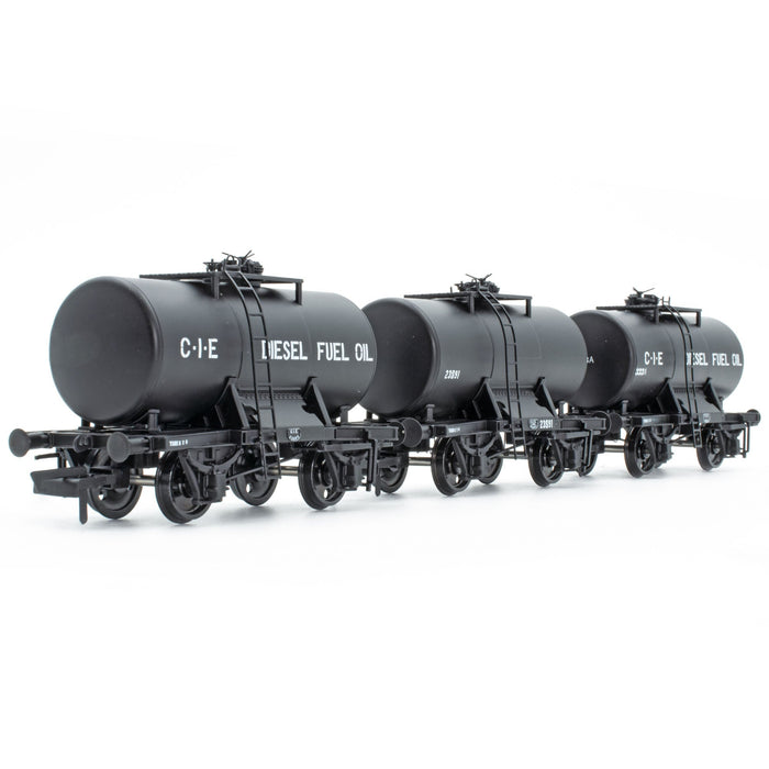 CIE Diesel Fuel Oil Tank Wagon - Black - Pack 1