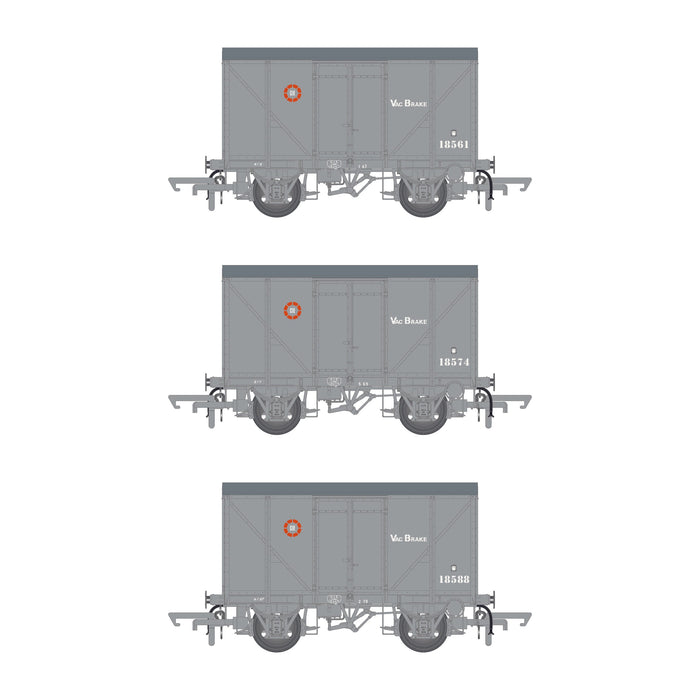 CIE Bulleid H Van - Grey (CIE roundel era) - vacuum fitted - Pack 2