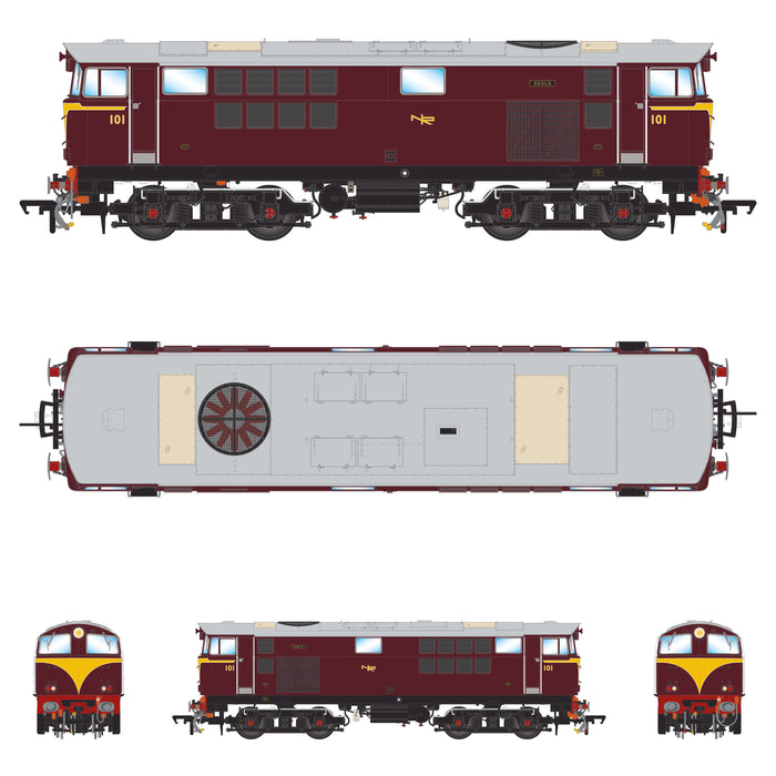 101 'Eagle' Maroon (as delivered) - DCC Sound