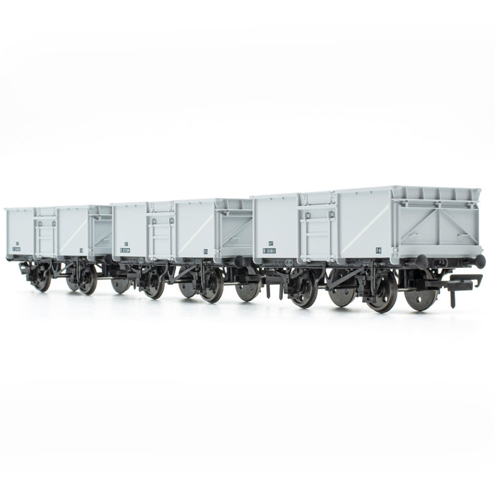 BR 16T Mineral - 1/108 - BR Freight Grey (Original text on black panels) - Pack A