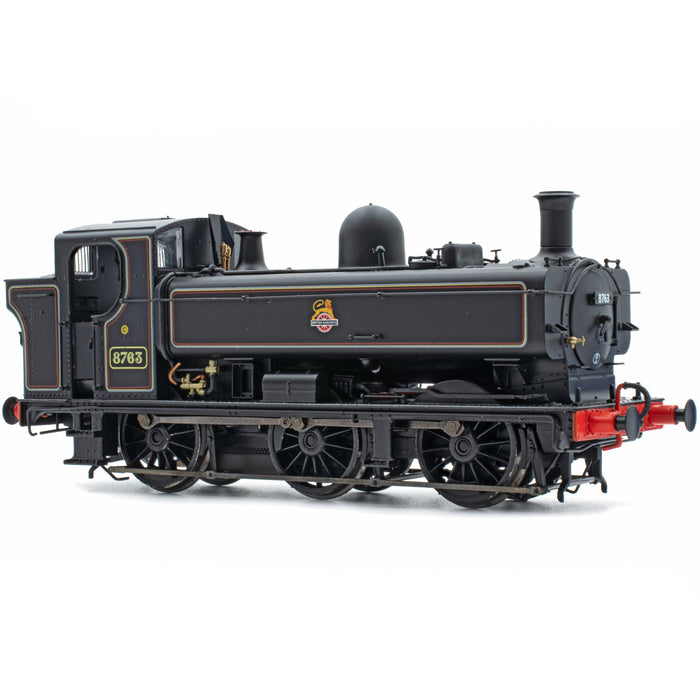 8750 Class  - 8763 - Early Emblem Lined Black - DCC Sound Fitted