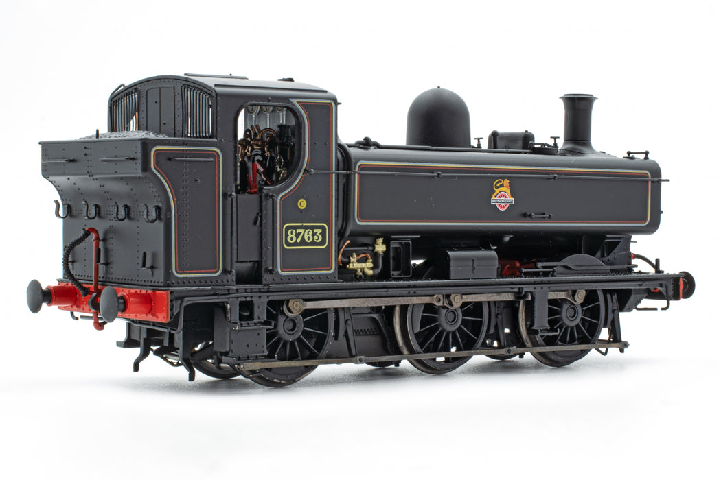 8750 Class  - 8763 - Early Emblem Lined Black - DCC Sound Fitted