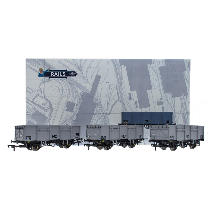 BR 21T MDV / PMV Triple Wagon Pack in MC Metals Livery